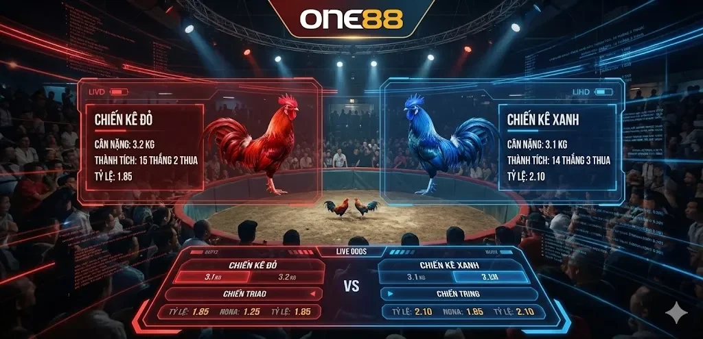 Tận hưởng cơ chế đặt cược minh bạch và tỷ lệ thưởng hấp dẫn với đá gà One88
